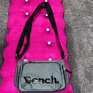 Bench Charcoal and Black Shoulder Bag